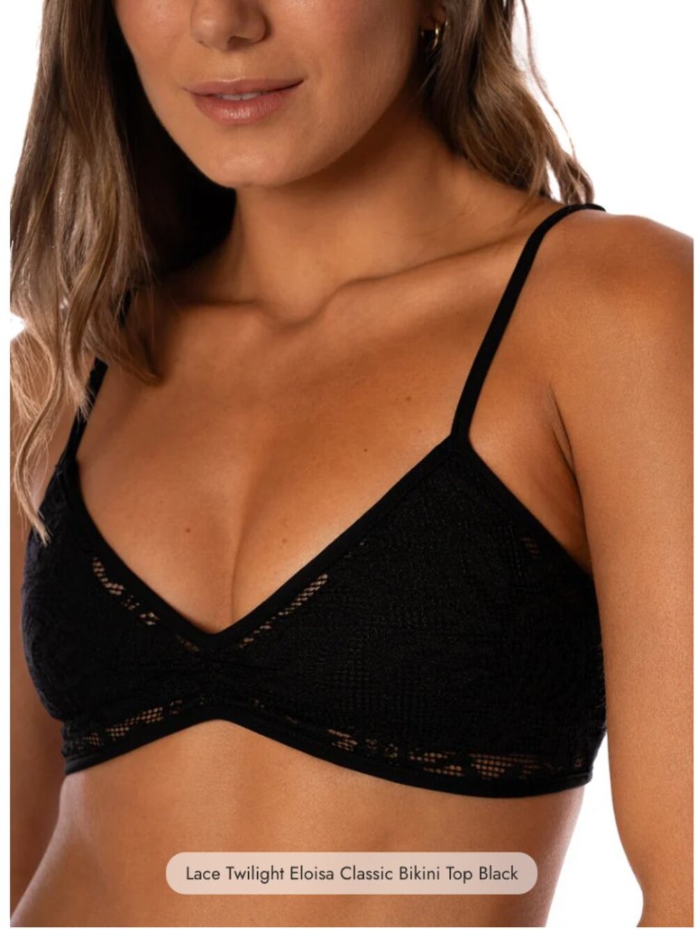NWT!! Maaji Lace Twilight Eloisa Top-Blk
